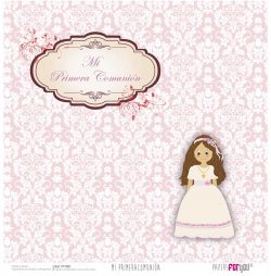 PFY-001 - PAPEL SCRAP COMUNION - pack 12 ud.