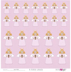 PFY-005 - PAPEL SCRAP COMUNION - pack 12 ud.