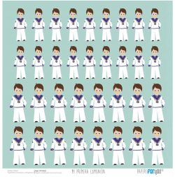 PFY-010 - PAPEL SCRAP COMUNION - pack 12 ud.