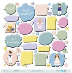 PFY-012 - PAPEL SCRAP COMUNION - pack 12 ud.