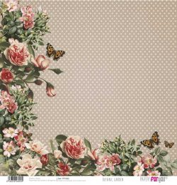 PFY-053 - PAPEL SCRAP BOTANIC GARDEN - pack 12 ud.