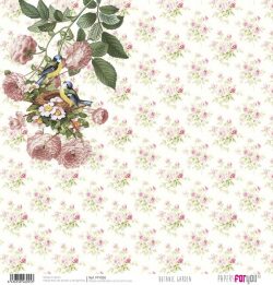 PFY-055 - PAPEL SCRAP BOTANIC GARDEN - pack 12 ud.
