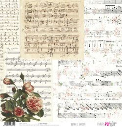 PFY-069 - PAPEL SCRAP BOTANIC GARDEN - pack 12 ud.