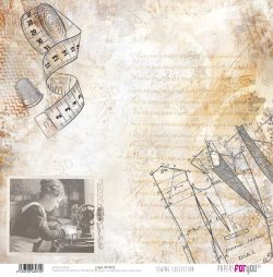 PFY-072 - PAPEL SCRAP SEWING COLLECTION - pack 12 ud.