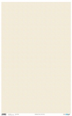 PFY-1004 - PAPEL CARTONAJE VICHY BEIGE - pack 6 ud.