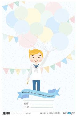 PFY-1011 - PAPEL PARA HUELLAS NIÑO RUBIO