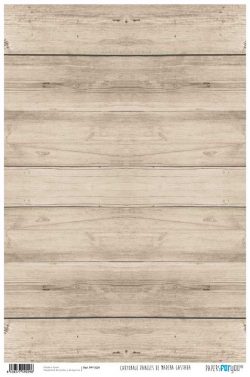 PFY-1029 - PAPEL CARTONAJE PANELES DE MADERA GASTADA - pack 12 ud.