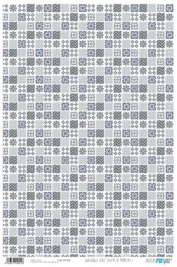 PFY-1041 - PAPEL CARTONAJE SERIE CASITA MUÑECAS I - pack 12 ud.