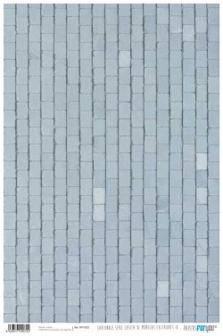 PFY-1072 - PAPEL CARTONAJE SERIE CASITA MUÑECAS EXTERIORES IV - pack 12 ud.