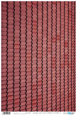 PFY-1081 - PAPEL CARTONAJE SERIE CASITA MUÑECAS EXTERIORES IX - pack 12 ud.