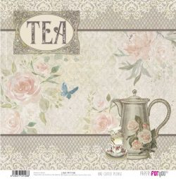 PFY-1108 - PAPEL SCRAP ONE COFFEE PLEASE - pack 12 ud.