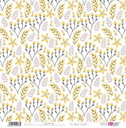 PFY-1138 - PAPEL SCRAP BIG BANG FLOWERS - pack 12 ud.