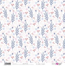 PFY-1142 - PAPEL SCRAP BIG BANG FLOWERS - pack 12 ud.