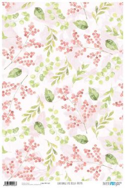 PFY-1147 - PAPEL CARTONAJE PIU BELLA FRUTOS - pack 12 ud.