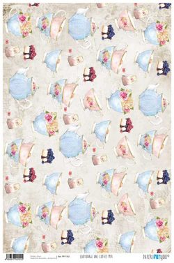 PFY-1152 - PAPEL CARTONAJE ONE COFFEE - pack 12 ud.