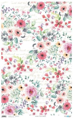 PFY-1179 - PAPEL SATIN PIU BELLA PRIMAVERA - pack 6 ud.