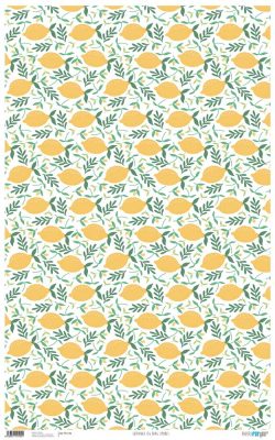 PFY-1194 - PAPEL SATIN BIG BANG LIMONES - pack 6 ud.