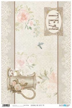 PFY-1206 - PAPEL CARTONAJE  COFFEE TEAPOT - pack 12 ud.