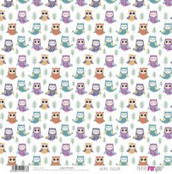 PFY-1273 - PAPEL SCRAP ANIMAL KINGDOM - pack 12 ud.