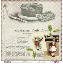 PFY-1298 - PAPEL SCRAP VINTAGE CHRISTMAS - pack 12 ud.