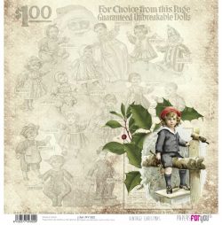 PFY-1302 - PAPEL SCRAP VINTAGE CHRISTMAS - pack 12 ud.