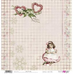 PFY-1306 - PAPEL SCRAP VINTAGE CHRISTMAS - pack 12 ud.