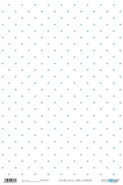 PFY-1317 - PAPEL CARTONAJE LUNAR AGUAMARINA - pack 12 ud.
