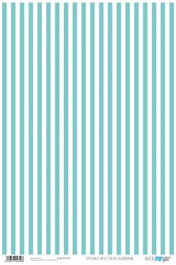 PFY-1319 - PAPEL CARTONAJE RAYA AGUAMARINA - pack 12 ud.