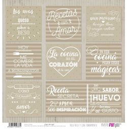 PFY-1337 - PAPEL SCRAP RICO RICO Y CON FUNDAMENTO - pack 12 ud.
