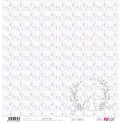 PFY-1346 - PAPEL SCRAP SWEET BUNNIES - pack 12 ud.