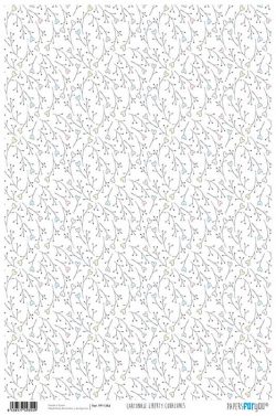 PFY-1354 - PAPEL CARTONAJE LIBERTY CORAZONES - pack 12 ud.