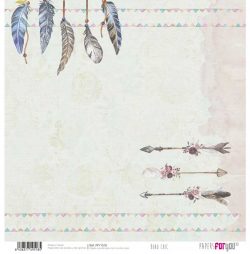 PFY-1518 - PAPEL SCRAP BOHO CHIC - pack 12 ud.