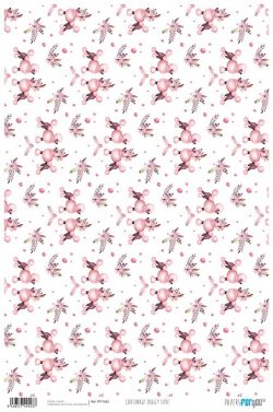 PFY-1543 - PAPEL CARTONAJE DOGGY LOVE - pack 12 ud.
