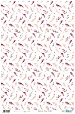 PFY-1545 - PAPEL CARTONAJE ORANGE AUTUMN - pack 12 ud.