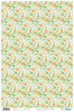 PFY-1548 - PAPEL CARTONAJE YELLOW BEAUTY GARDEN - pack 12 ud.