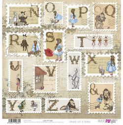 PFY-1660 - PAPEL SCRAP SOMEWHERE OVER THE RAINBOW - pack 12 ud.