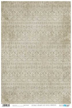 PFY-1672 - PAPEL CARTONAJE SOMEWHERE OVER VINTAGE ORNAMENTAL - pack 12 ud.