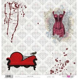 PFY-1687 - PAPEL SCRAP GOTHIC SOUL - pack 12 ud.