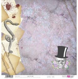 PFY-1698 - PAPEL SCRAP GOTHIC SOUL - pack 12 ud.