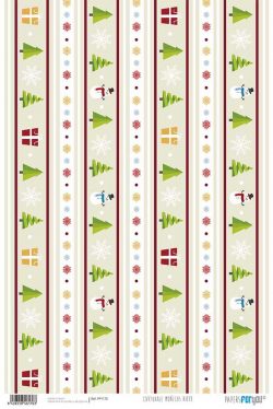 PFY-170 - PAPEL CARTONAJE MUÑECO DE NIEVE - pack 12 ud.