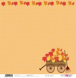 PFY-1718 - PAPEL SCRAP AUTUMN FOREST - pack 12 ud.