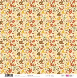 PFY-1720 - PAPEL SCRAP AUTUMN FOREST - pack 12 ud.