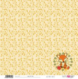 PFY-1722 - PAPEL SCRAP AUTUMN FOREST - pack 12 ud.