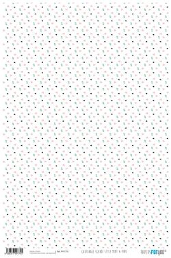 PFY-1774 - PAPEL CARTONAJE SCANDI STYLE MINT & PINK - pack 12 ud.