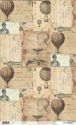 PFY-1807 - PAPEL DE ARROZ CARTE POSTALE - pack 6 ud.