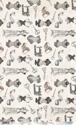 PFY-1813 - PAPEL DE ARROZ HAUTE COUTURE II - pack 6 ud.