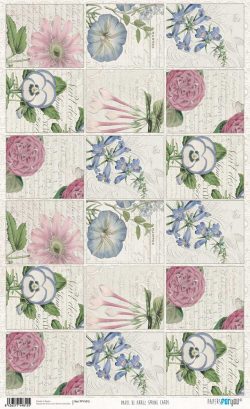 PFY-1815 - PAPEL DE ARROZ SPRING CARDS - pack 6 ud.