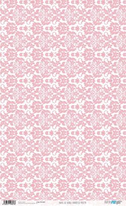 PFY-1827 - PAPEL DE ARROZ ARABESCO ROSITA - pack 6 ud.