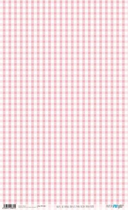 PFY-1831 - PAPEL DE ARROZ BASICS MINI VICHY ROSA BEBE - pack 6 ud.