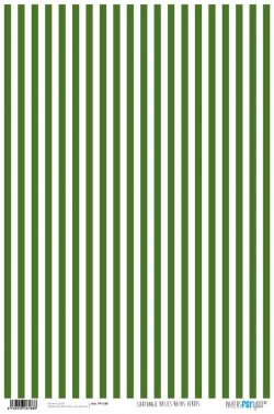 PFY-188 - PAPEL CARTONAJE RAYA VERDE NAVIDAD - pack 12 ud.